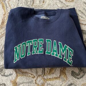 Steve & Barry's Blue Notre Dame Sweatshirt